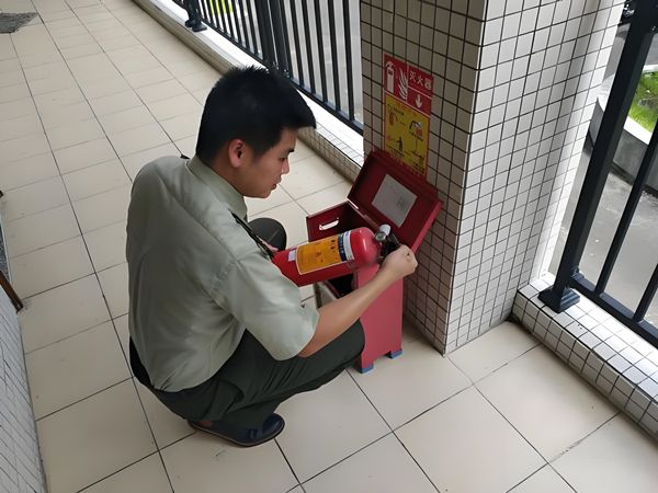滅火器外觀(guān)檢查